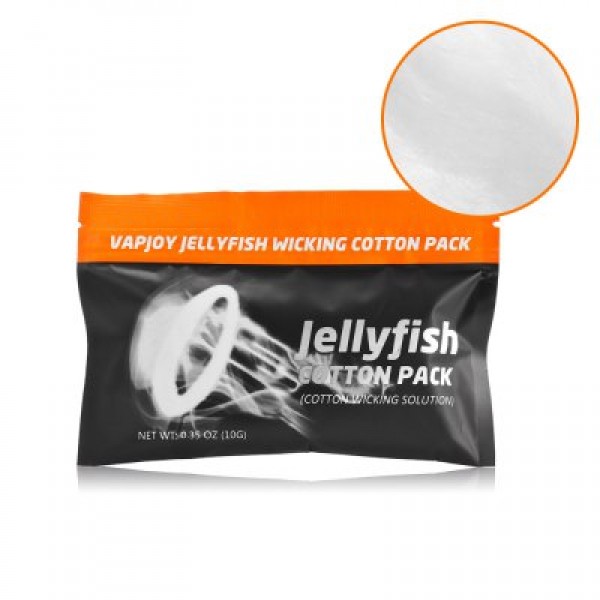 Vapjoy Jellyfish Wicking Cotton Pack 10PCS-PACK Vapjoy Jellyfish Wicking Cotton Pack 10PCS-PACK