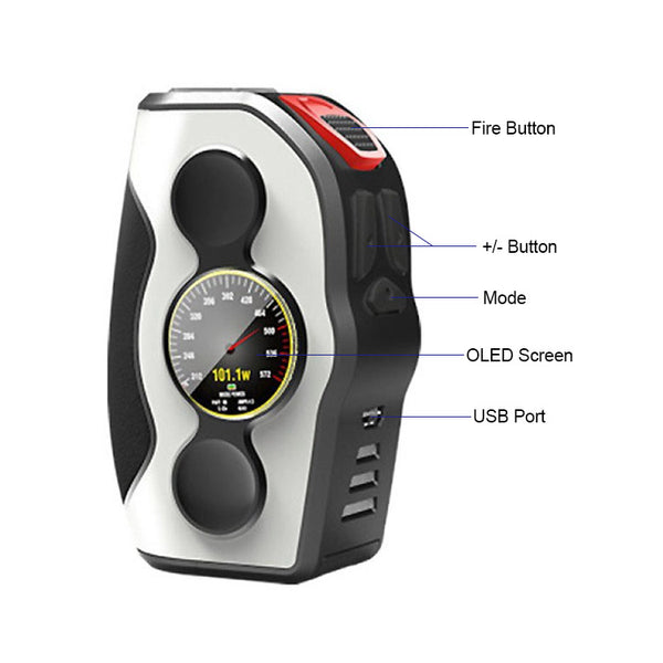 REV Nitro 200W TC Box Mod REV Nitro 200W TC Box Mod